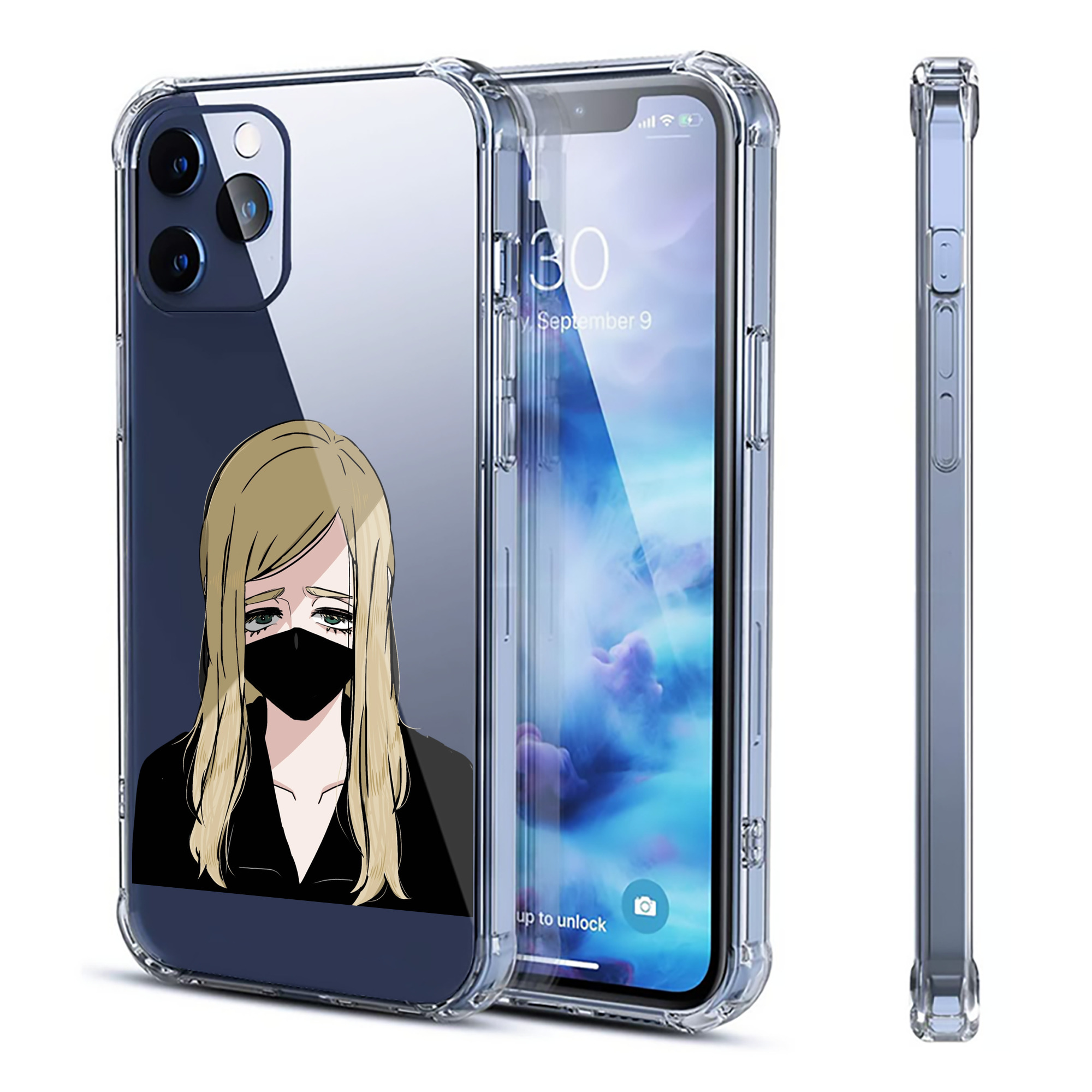 （画像用） 東京リベンジャーズ Tokyo Revengers 【iPhone 12シリーズ対応】透明スマホケース（クリアソフトケース）